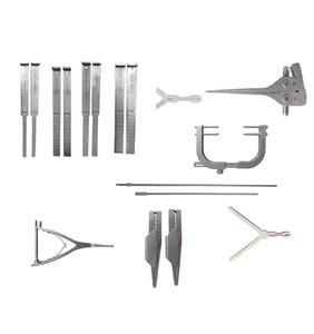 Ensemble d'instruments orthopédiques pour plaques d'ostéotomie tibiale haute (HTO) en acier inoxydable, manuel, certifié CE par Dentavex - Product Image 2