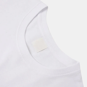 T-shirts courts pour hommes en coton 100% tricoté, col en V, coupe classique, qualité supérieure, imprimés sur mesure, grandes tailles, avec bordure contrastée, fabrication OEM - Product Image 5