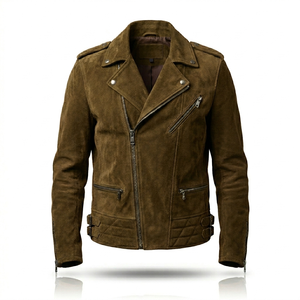 Custom <b>Suede</b> Leather <b>Jackets</b> Wholesale Genuine Luxury Men & Women <b>Jackets</b> OEM Private Label Europe USA - Product Image 4