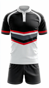 Custom Rugby Teamwear & Kits High Quality Rugby Jersey Football Shorts Set Custom League & Rugby Uniforms - Product Image 2