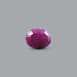 Natural African Ruby 7.25 Carat Oval Cut Loose Gemstone for Fine Jewelry - Product Image 2