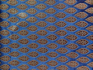 Tela Brocada Bordada Multicolor, 100% Poliéster Jacquard - Product Image 1