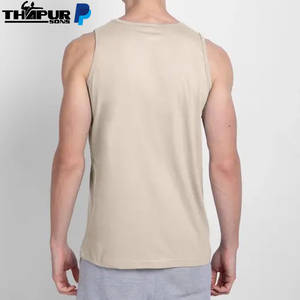 เสื้อกล้ามกีฬาผู้ชาย ผ้าโพลีเอสเตอร์ถัก ทรงสปอร์ต สำหรับออกกำลังกาย ฟิตเนส วิ่ง ป้องกันขนร่วง - Product Image 4