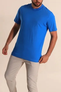 T-shirt à manches courtes respirant pour homme, grande taille, personnalisable, fabrication au Pakistan, design vierge, affichez votre logo graphique, 100 % coton - Product Image 2