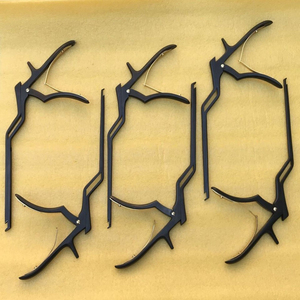 Juego de 6 Rongeurs para Laminectomía Espinal, Punzón Óseo Tipo Bayoneta de Acero, Instrumentos Quirúrgicos Ortopédicos Angulados para Operación Manual - Product Image 4