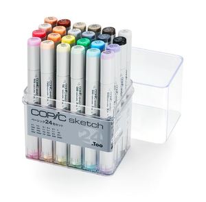 Marcadores de Alcohol para Artistas Profesionales Sketch, Rotulador de Arte Recargable de Doble Punta con Punta de Pincel y Punta Ancha Mediana - Product Image 3