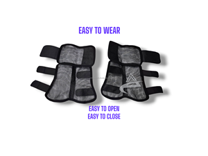 Bottes en maille anti-mouches pour chevaux très respirantes Chaussures anti-insectes Produit de soin essentiel pour chevaux - Product Image 3