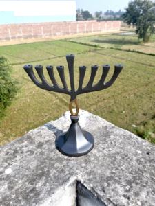 Best Seller Customised TREE Style CHARCOAL Menorah Metal Candlestick Holder High Demand Low Price Chanukah Hanukkah Christmas - Product Image 2