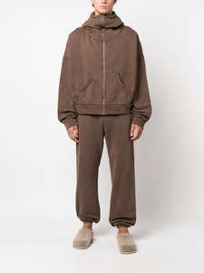 Sudaderas con Capucha y Sudaderas de Felpa de Algodón Teñido Liso de Primera Calidad, Sudadera con Capucha de Color Blanco de Alta Calidad y Peso Pesado, Estilo Urbano - Product Image 5