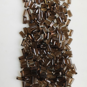 Cuarzo Ahumado Natural 6x3MM Corte Baguette Escalonado, Gema Suelta de la Mejor Calidad para la Fabricación de Joyas - Product Image 4