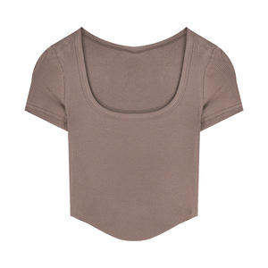 เสื้อครอปแขนยาวผู้หญิงทรงเข้ารูปยืดได้สบายๆ สตรีทแวร์แฟชั่นสำหรับผู้หญิง Y2K ปาร์ตี้ คลับแวร์ ออกเดทกลางคืน ฤดูร้อน - Product Image 1