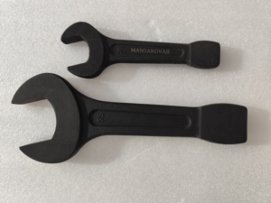 Llave de impacto con extremo de anillo de acero CRV con acabado de fosfato negro - Product Image 6