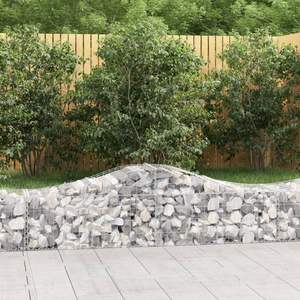 Canasta de Metal Gabion, Producto de Hierro Galvanizado Plateado - Product Image 1