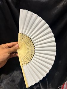 Customized Rustic Sandalwood Indian Hand Folding Fans for Indoor Use for Summer Wedding Bridal Showers Beach Weddings Home <b>Decor</b> - Product Image 4