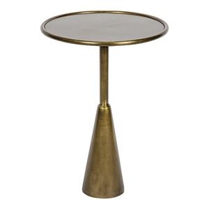 Modern Round Iron <b>Side</b> <b>Tables</b> with Powder Coated Finish Custom Size the METAL WAVE Brand Model 10954 for Home Office Living Room - Product Image 4