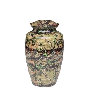 Urne de crémation camouflage de style américain pour adultes vétérans Fournitures funéraires humaines de qualité supérieure pour le stockage des cendres funéraires - Product Image 1