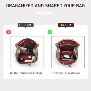 Set di 2 Organizzatori Leggeri in Carta Dupont per Borse da Donna - Inserti Modellanti per Borse Compatibili con P Purse - Product Image 3