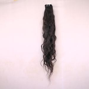Indian Temple Virgin Hair Weft Unprocessed Human Hair With Cuticle Aligned & Intact No Tangle Straight Wavy Curly Texture - Product Image 1