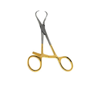 Pinces de réduction osseuse manuelles en acier inoxydable de qualité supérieure pour usage hospitalier, haute qualité, 5,5 pouces, pointes courbées et angulées - Product Image 3