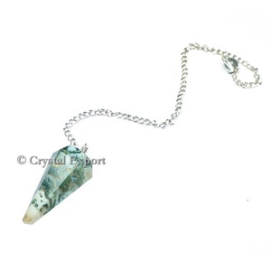 Mélange de pierre précieuse pendule à bille et crayon, vente en gros, - Product Image 5
