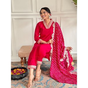 Beau haut et bas de fête avec ensemble élégant de taille Dupatta XL - Product Image 5