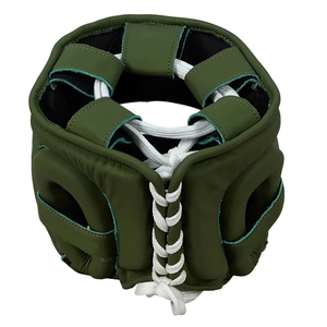 Casque de boxe unisexe pour adultes en cuir réglable, respirant, résistant à l'eau, équipement de sécurité avec fermeture auto-agrippante pour MMA et Kickboxing - Product Image 6
