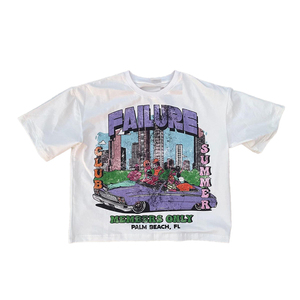 T-shirt Homme Oversize Imprimé DTG Coton Épais Motif Graphique Numérique Coupe Ample Décontracté Manches Courtes Col Rond Style Urbain Moderne - Product Image 1