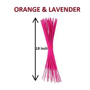 Bâtonnets d'encens de 19 pouces Bâtonnets d'encens orange et lavande naturels Approvisionnement en gros de la meilleure marque (rose) - Product Image 1