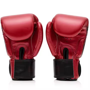 Gant de boxe en cuir blanc sur mesure de haute qualité avec logo de marque client - Product Image 4