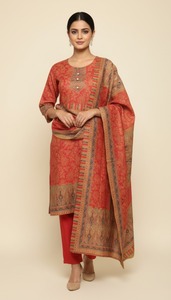 Ensemble Salwar Kameez pour femmes, Kurta imprimé, pantalon Palazzo, tenue ethnique, vêtements décontractés d'été, vêtements indiens pakistanais - Product Image 6
