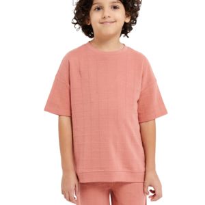 เสื้อยืดเด็กผ้าคอตตอน 100% ทรงปกติ พิมพ์ลายตามสั่ง เสื้อยืดลำลองเด็ก คอลเลคชั่น 2026 - Product Image 1