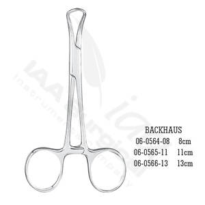 Pinzas para Toallas Backhaus de Acero Inoxidable, Manuales, de Alta Calidad, Instrumento Quirúrgico Veterinario, Herramienta Médica Duradera, Certificación CE - Product Image 1