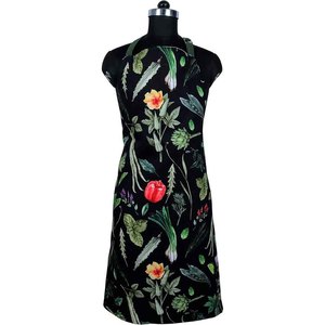 Delantal de Cocina de Lona para Chef, Delantal de Cocina de Algodón Impermeable con Logotipo Personalizado, Delantal Ajustable con Bolsillos Grandes - Product Image 4