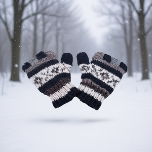 Chauffe-mains et chauffe-pieds en laine naturelle, gants en laine de qualité supérieure pour la protection contre le froid - Product Image 3