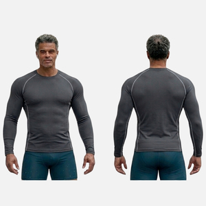 เสื้อยืดออกกำลังกายแบบแห้งเร็ว 180 GSM โพลีเอสเตอร์ผสมสแปนเด็กซ์ - Product Image 3