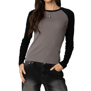 <b>Top</b> Trending 100% Cotton Jersey Women's Full Sleeve Crew Neck T-Shirts Comfortable Fit Quick Dry Own Your Logo Women Casual Wear - Product Image 6