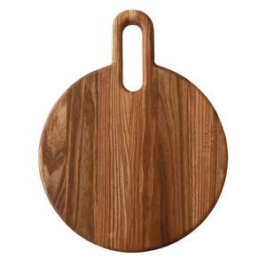 Planche à découper en bois naturel pour la préparation des aliments en cuisine, surface de découpe épaisse et durable en bois dur pour la cuisine quotidienne - Product Image 1