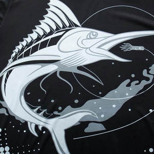เสื้อแรชการ์ดแขนยาวสำหรับผู้ชาย ระบายอากาศได้ดี สีฟ้าเขียว ลายพิมพ์นามธรรม แห้งเร็ว ผลิตจากโพลีเอสเตอร์ผสมคอตตอน สำหรับผู้ใหญ่ ป้องกันแสงแดด UPF 50+ เหมาะสำหรับเล่นกีฬา - Product Image 6