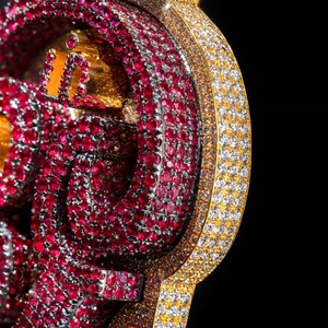 Colgante de Diamante Moissanita Iced Out Estilo Hip Hop, Color D, VVS, con Número de Rapero - Product Image 2