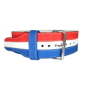 Double Prong Weight Lifting Belt Thick Leather <b>Back</b> <b>Support</b> Belt for Heavy Gym Sessions Weight Lifting Belt - Product Image 1