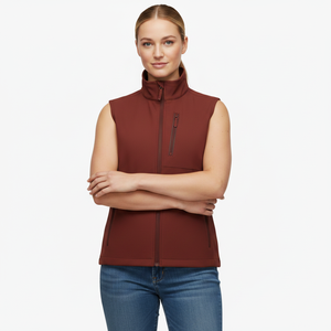 Gilet d'hiver personnalisé à col montant pour homme, chaud et sans manches, idéal pour la randonnée, grande taille, avec fermeture éclair - Product Image 4