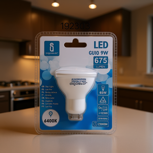 Ampoule LED GU10 5U à économie d'énergie 9W Température de couleur 6400K - Product Image 3