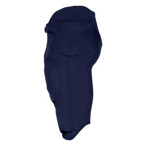 Navy Blue American Football Pants Slotted Pockets For Removable Pads Durable Performance Spandex For Professional League - Product Image 3