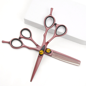 Ciseaux de coiffure en acier inoxydable, économiques, pour usage domestique, ciseaux à effiler roses, ciseaux professionnels - Product Image 4