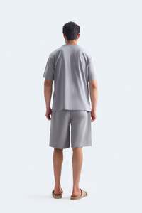 Camiseta Oversize de Streetwear para Hombre, Algodón Pesado, Ajuste Holgado, Lisa, con Estampado Personalizado, Venta al por Mayor - Product Image 3