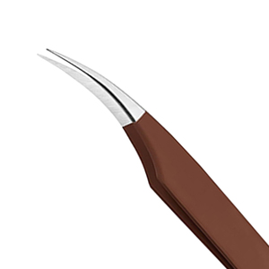Pinzas Curvas de Precisión para Pestañas, Herramienta de Extensión de Pestañas de Acero Inoxidable de Alta Calidad para Aplicación Profesional en Salones de Belleza, OEM - Product Image 3