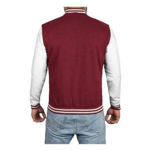 Jacket Genuine Leather Sleeve and Wool <b>Blend</b> Letterman Boys College Varsity Jackets High Quality - Product Image 2