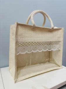 Eco Friendly Jute <b>Hamper</b> <b>Gift</b> Bag with Handle Reusable and Durable Tote for Corporate Events <b>Weddings</b> and Festive <b>Gift</b> Packaging - Product Image 3
