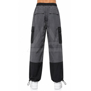 Pantalones Parachute Relajados para Hombre con Cintura Ajustable, Corte de Pierna Ancha, Bolsillos Funcionales y Estilo Urbano Moderno - Product Image 6