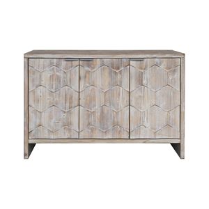 Mobiletto in Stile Rustico con 3 Ante, Credenza in Legno per Soggiorno e Ingresso - Product Image 6